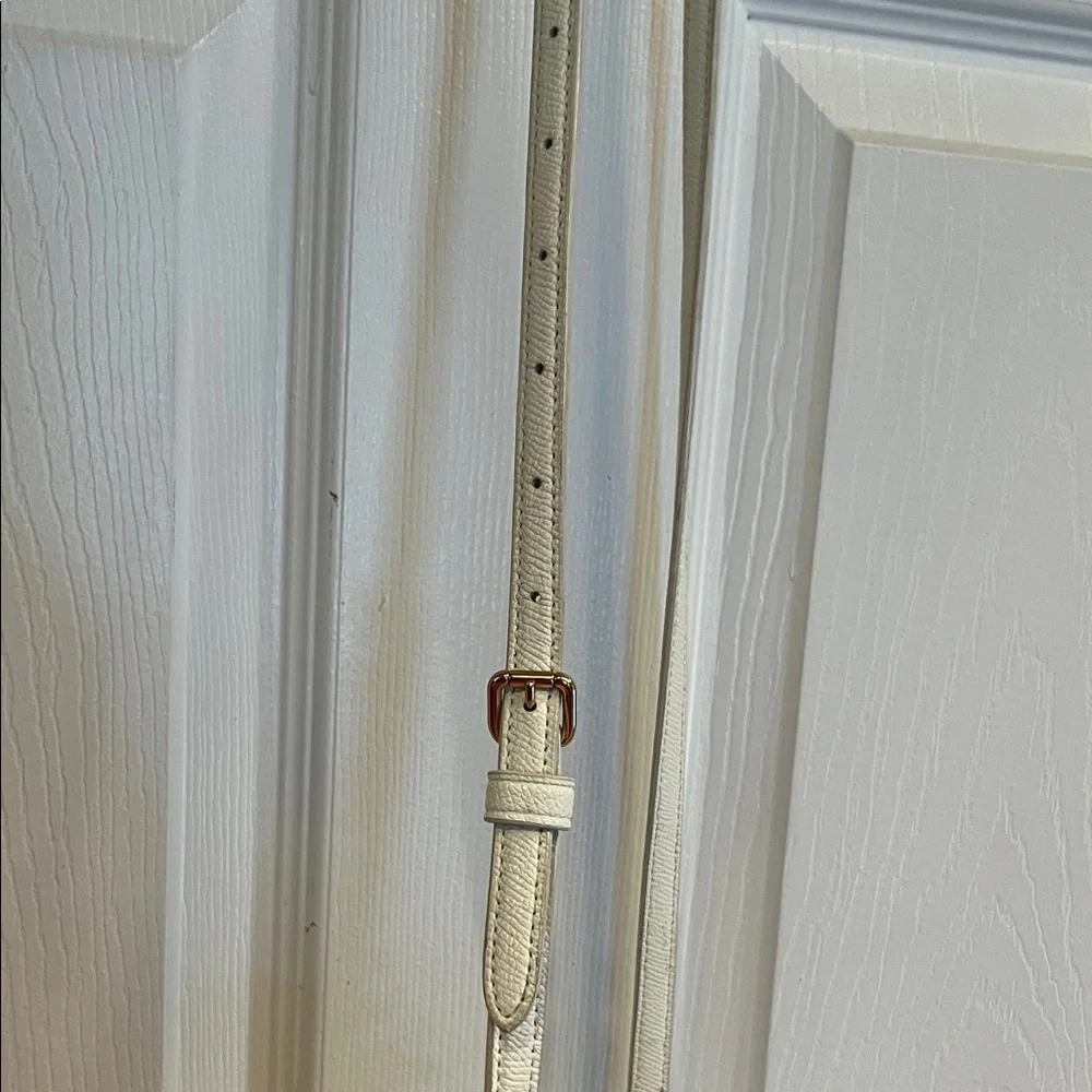 Coach Cream Round Crossbody Bag